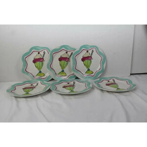 Set of 6 Rosanna 8inch salad plates